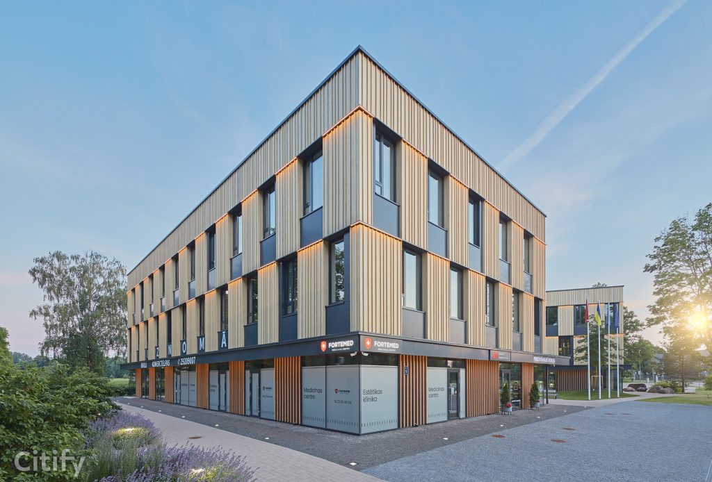 Mežaparka Biroji (Ķelnes iela 1) - Verslo centras - vizualizacija