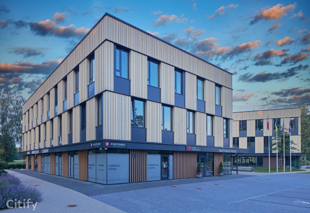 Mežaparka Biroji (Ķelnes iela 1) - Verslo centras - vizualizacija