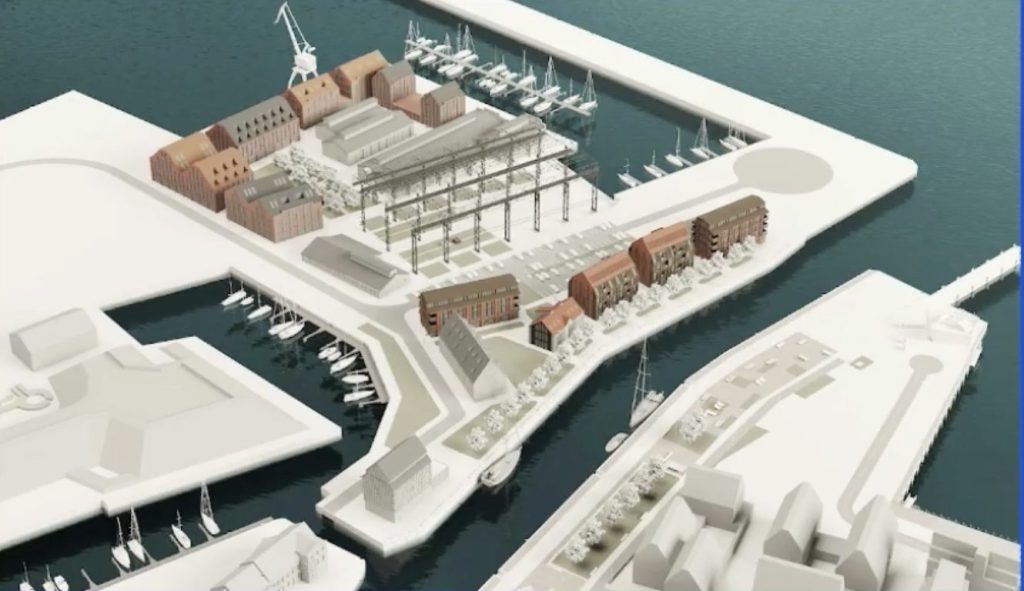 Kultūros, verslo ir gyvenamųjų namų kvartalas Priešpilio g. 9 (Priešpilio g. 9) - commerce, Multi apartment, Other cultural - visualization