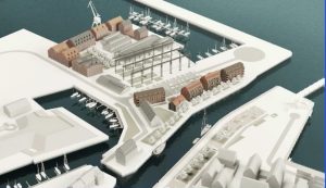 Kultūros, verslo ir gyvenamųjų namų kvartalas Priešpilio g. 9 visualization