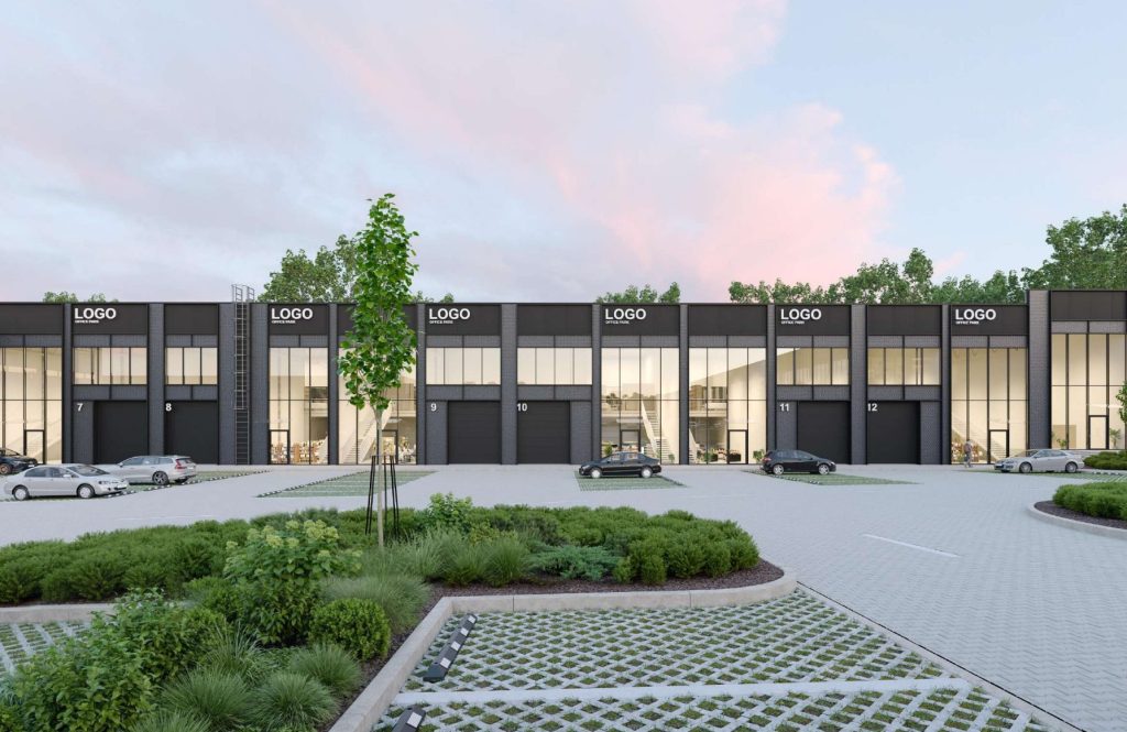 Liepkalnio verslo parkas 2 etapas (Broniaus Oškinio g. 1, 5) - Birojs / Elastīgu platību - vizualizācija