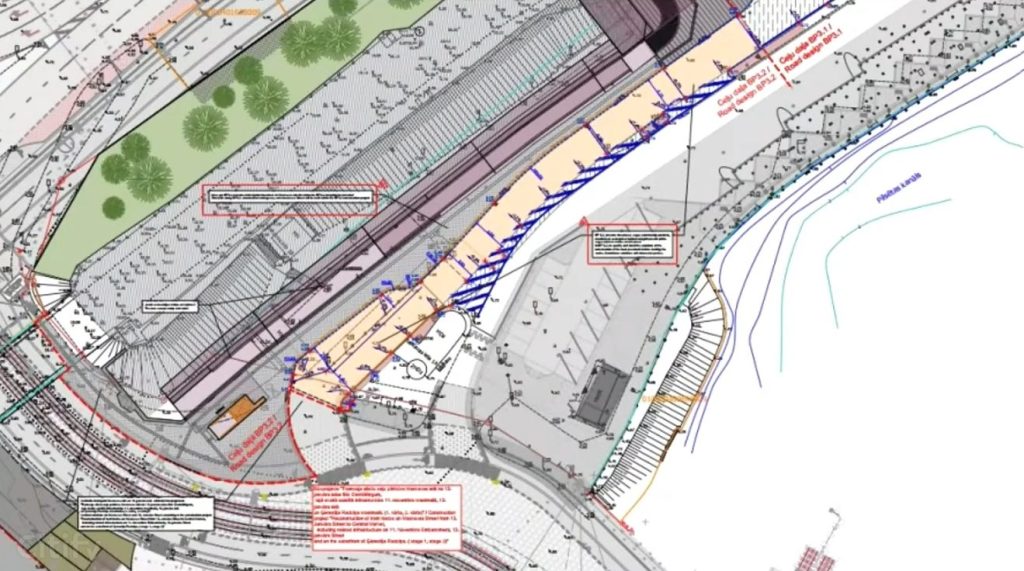 Mobilitātes punkts "Rīgas centrālā stacija" (Prāgas iela, Emīlijas Benjamiņas iela, Lāčplēša iela, Dzirnavu iela, Timoteja iela, Lastādijas iela) - Citi maršruti - vizualizācija