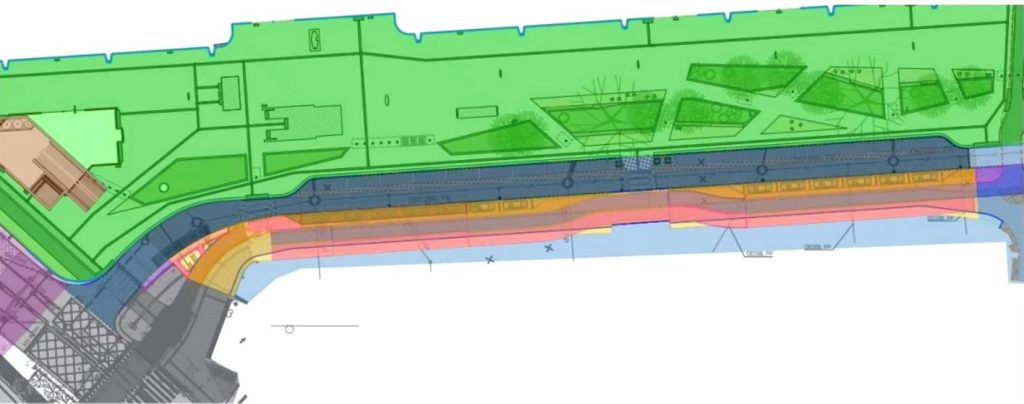 Mobilitātes punkts "Rīgas centrālā stacija" (Prāgas iela, Emīlijas Benjamiņas iela, Lāčplēša iela, Dzirnavu iela, Timoteja iela, Lastādijas iela) - Citi maršruti - vizualizācija