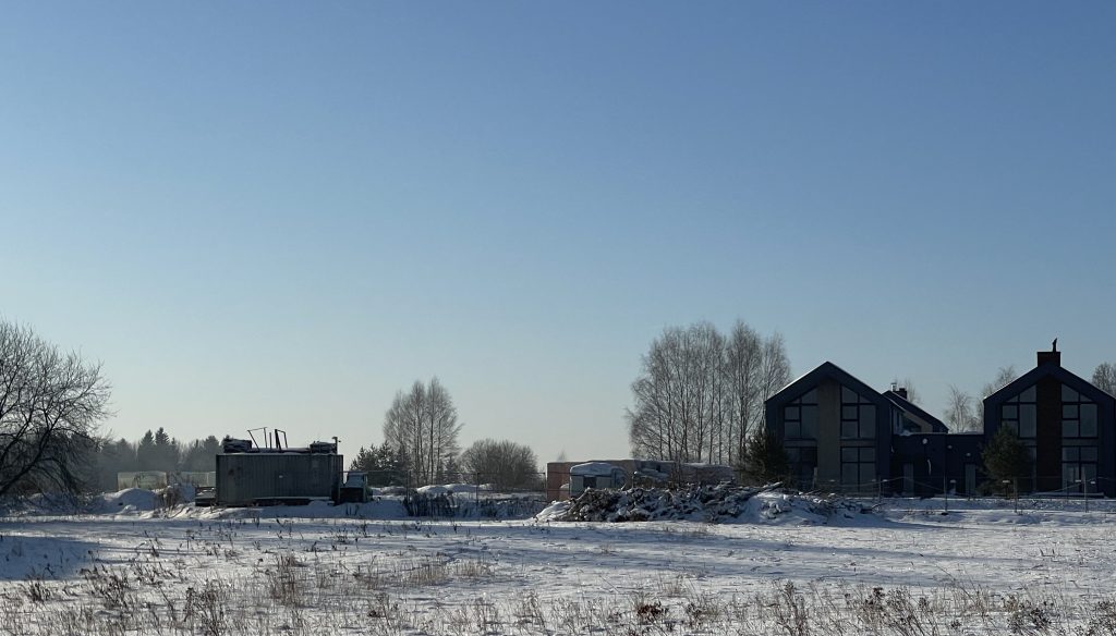 Pušų panorama 3 etapas (Stasio Šilingo g. 85C, 85D, 85E, 85F, 87C, 87D, 87E, 87F) - Row housing - construction photos