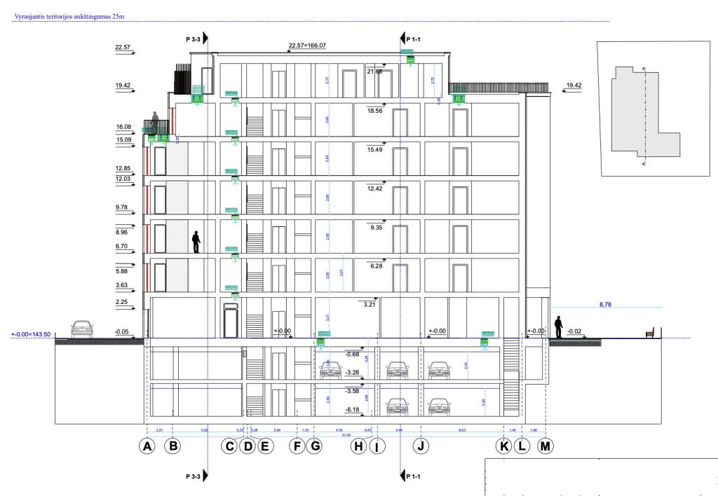 Švitrigailos g. 7A (Švitrigailos g. 7A) - Daudzdzīvokļu nams - vizualizācija
