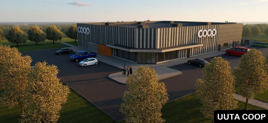 Uuta Coop (Kasteheina 2) - Food store - visualization