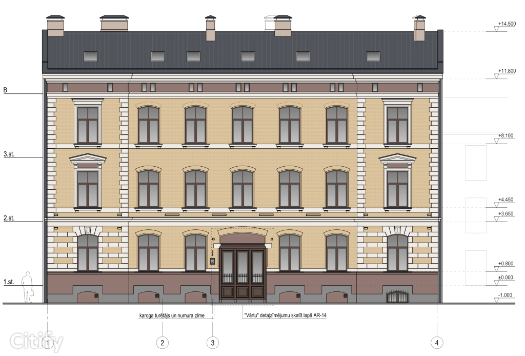 Torņakalna iela 16 (Torņakalna iela 16) - Multi apartment - visualization