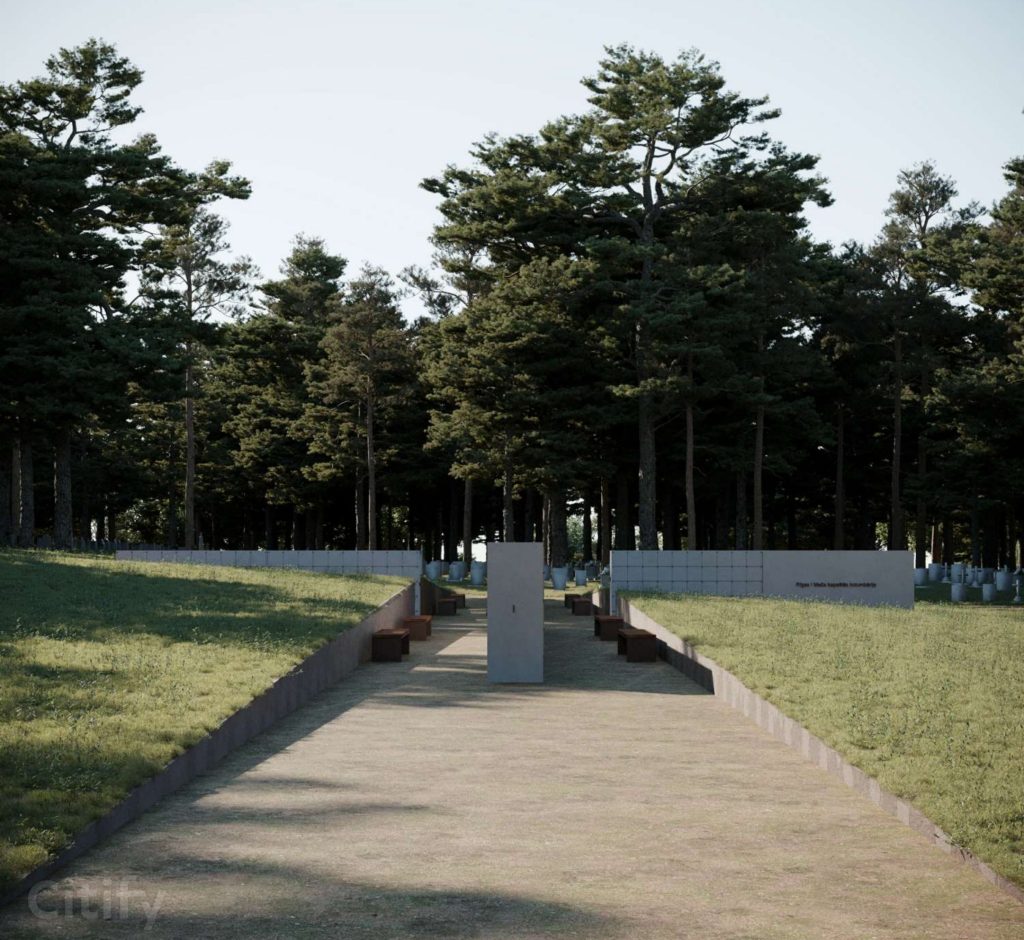 Rīgas I Meža kapu kolumbārijs (Varoņu iela 4) - Apbedīšanas pakalpojumi un pieminekļi - vizualizācija