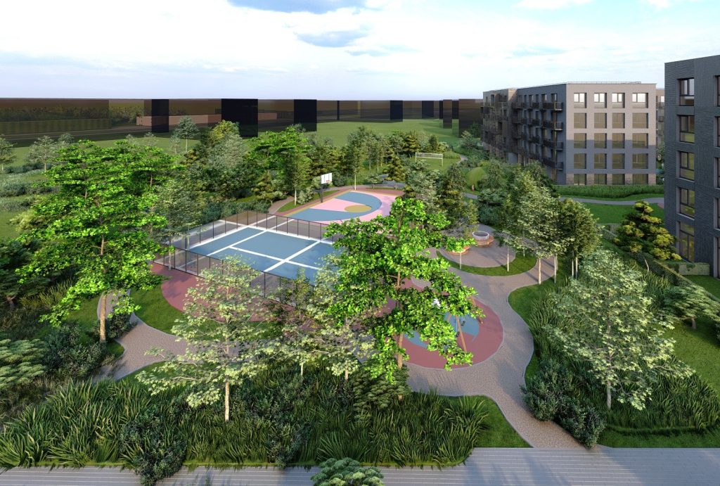 Viešoji erdvė ties Grigalaukio g. (Grigalaukio g.) - Park - visualization