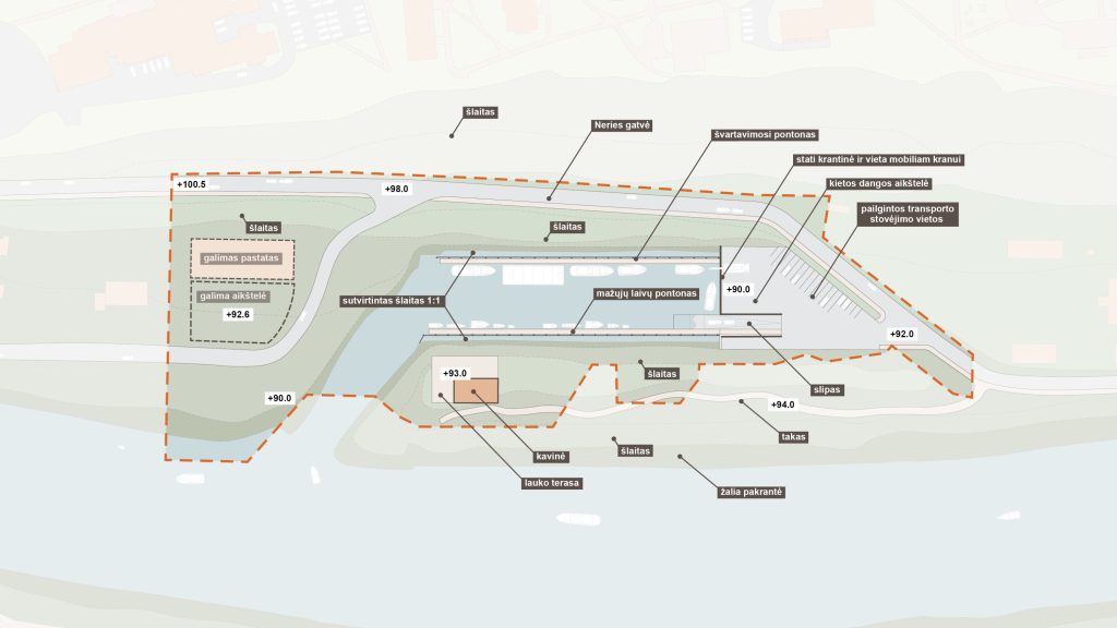 Vilniaus žiemos uostas (Žirmūnų g.) - Port / Harbour - visualization