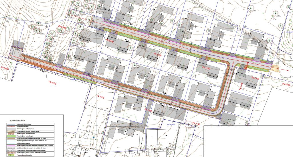 Adolfo Baliūno g. ir gretima gatvė (Adolfo Baliūno g.) - Street - visualization