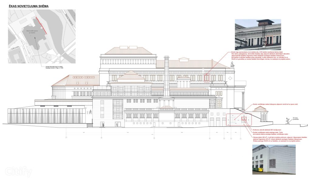 Latvijas Nacionālās operas rekonstrukcija (Aspazijas bulvāris 3) - Theater - visualization