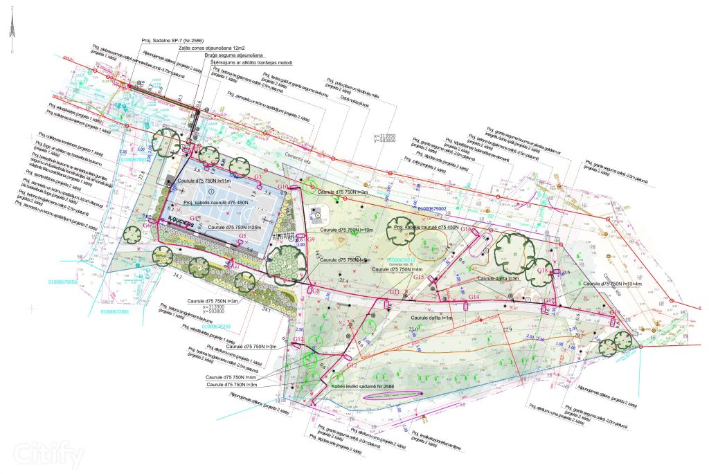 Sporta laukums Iļģuciemā (Cementa iela 10) - Sports field or court - visualization