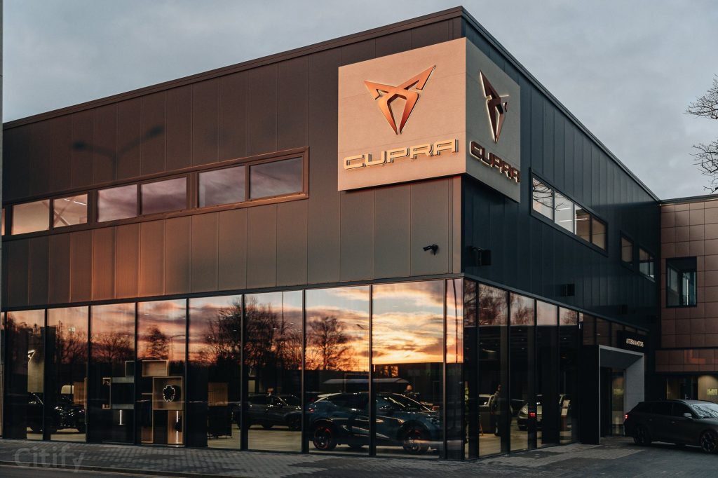 Autobrava dīlercentrs - CUPRA Garage autosalons (Kārļa Ulmaņa gatve 96) - Showroom / Service center - construction photos