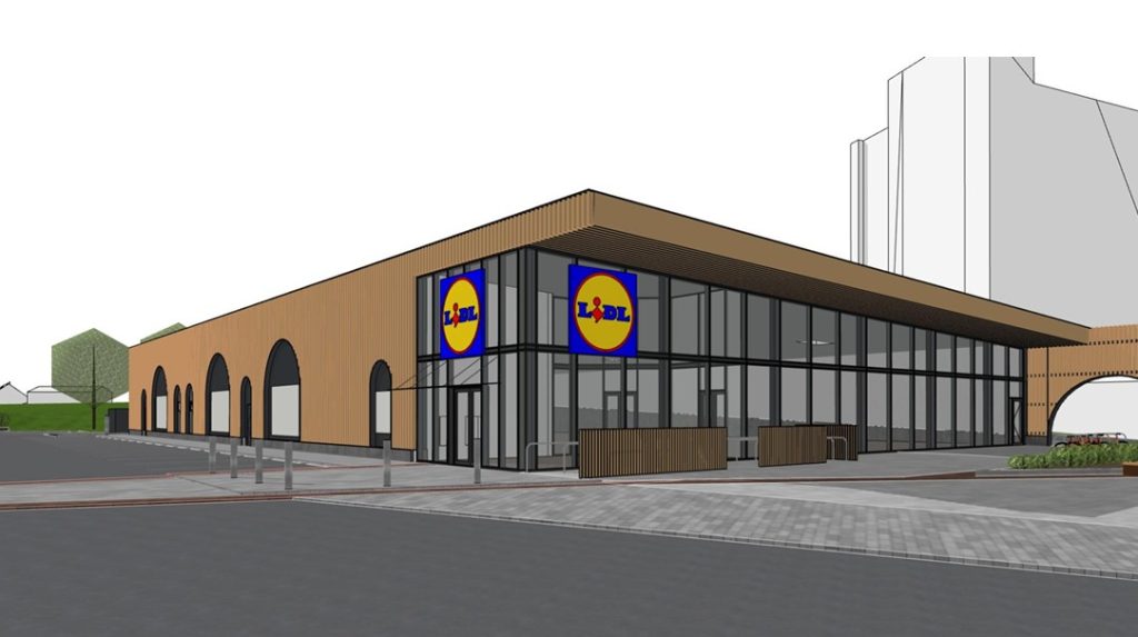 Valga Lidl (Jaama pst 2) - Food store - visualization