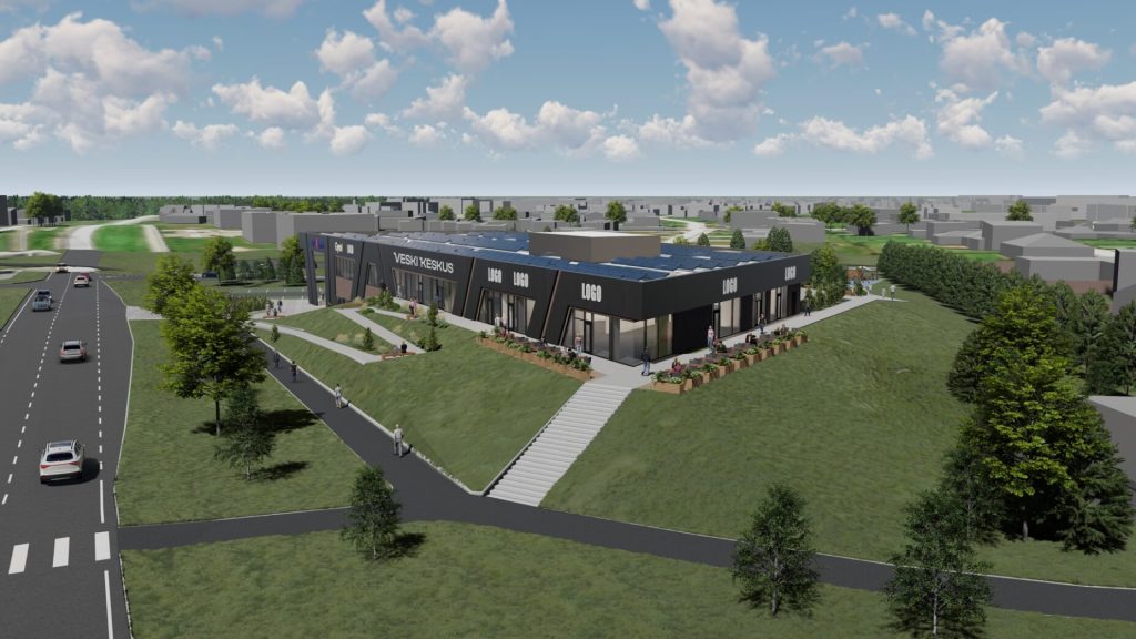 Veski keskus (Vana-Tartu mnt 49) - Food services, Food store, Other commercial - visualization