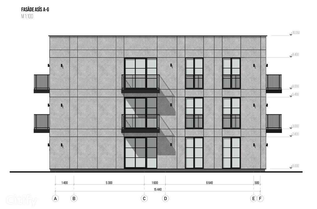 Jūras iela 16 (Jūras iela 16) - Multi apartment - visualization