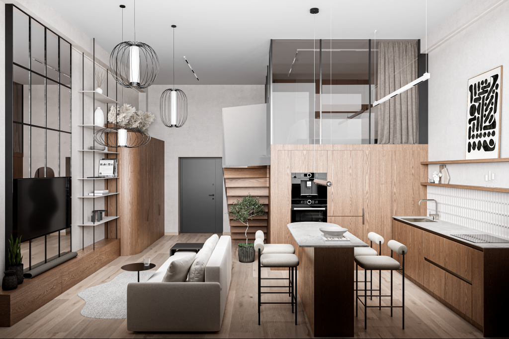 K125 (Kalvarijų g. 125B) - Loftai - vizualizacija