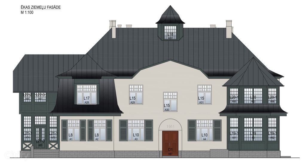 Kapseļu iela 8 (Kapseļu iela 8) - Multi apartment - visualization