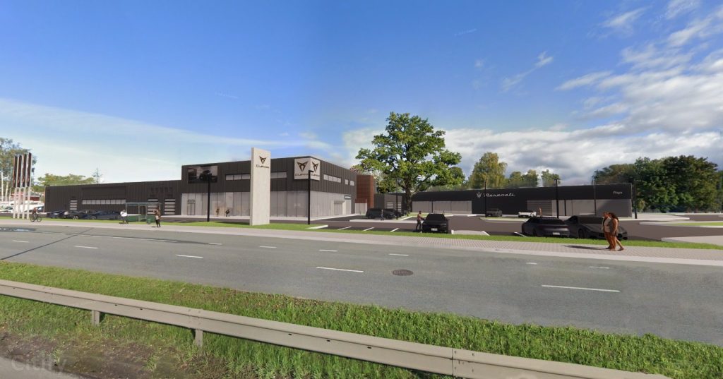 Autobrava dīlercentrs - CUPRA Garage autosalons (Kārļa Ulmaņa gatve 96) - Showroom / Service center - visualization