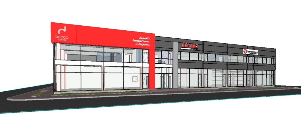 Decco Centrs - "D" ēka (Katlakalna iela 6D) - Showroom / Service center, Warehouse / Distribution center - visualization