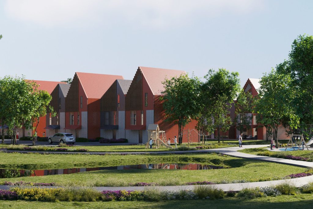 Kiplingai (Viliaus Pėteraičio g.) - Row housing - visualization