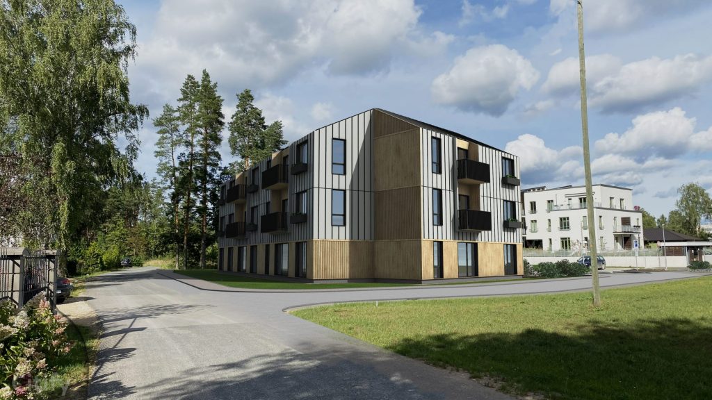 Līčukrasti - 4. kārta (Koknešu iela 1) - Multi apartment - visualization