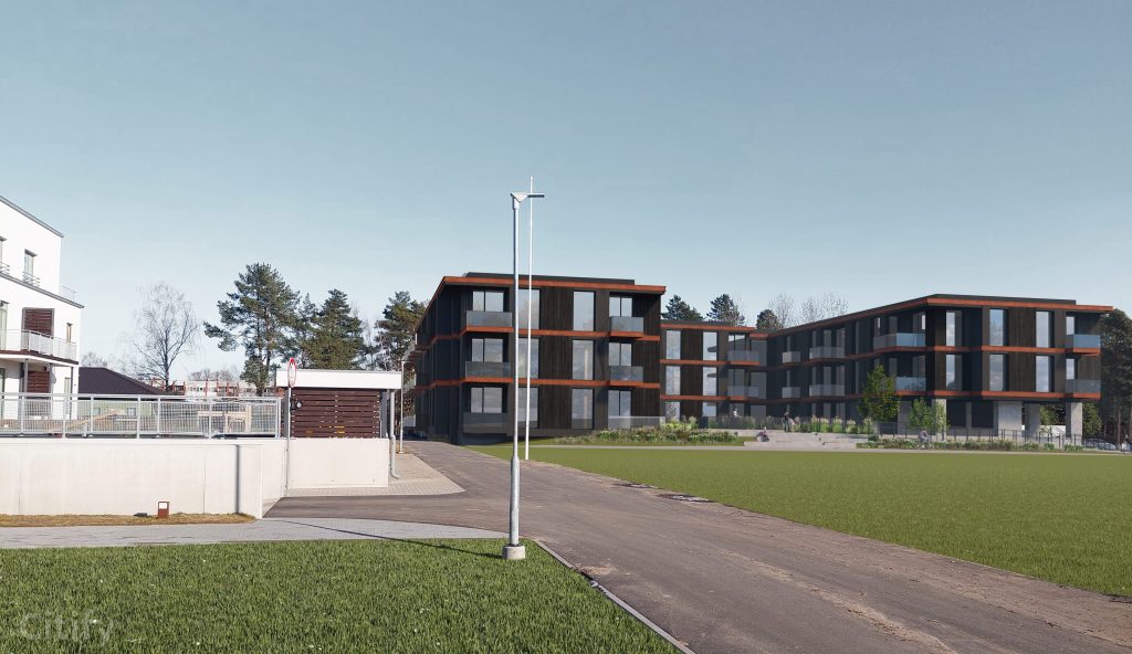 Līčukrasti - 2. kārta (Koknešu iela 6) - Multi apartment - visualization