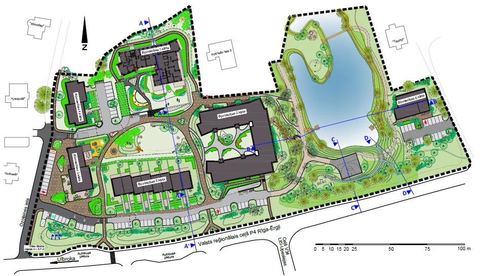 Līčukrasti - 6. kārta (Tauriņu iela 1) - Multi apartment - visualization