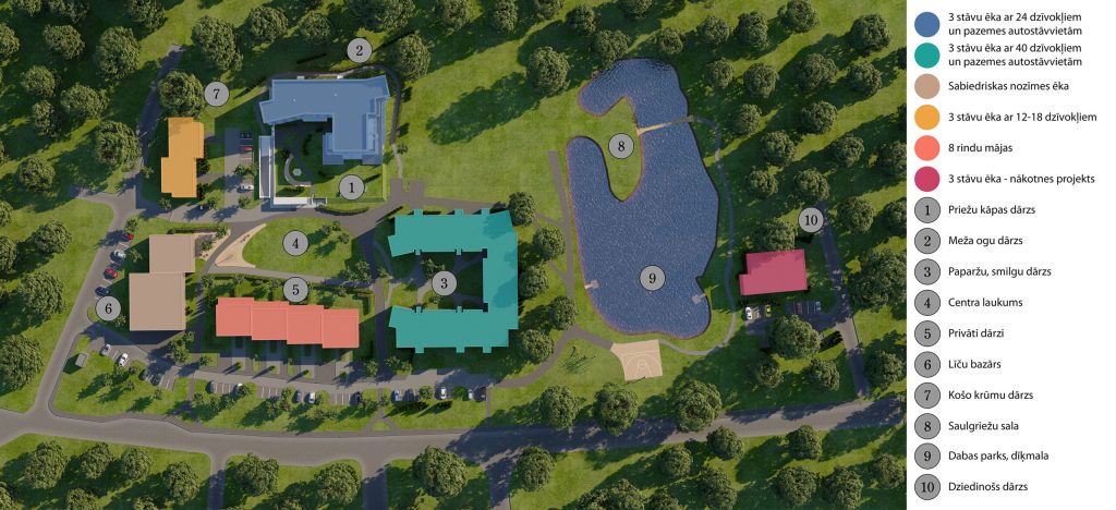 Līčukrasti - 6. kārta (Tauriņu iela 1) - Multi apartment - visualization