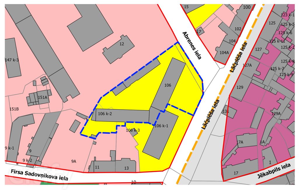 Lāčplēša iela 106 (Lāčplēša iela 106) - Multi apartment - visualization