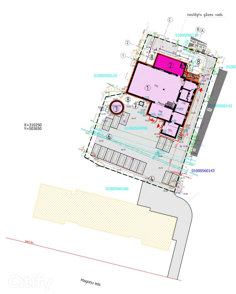 Katla mājas pārbūve - Magoņu ielā 9A (Magoņu ielā 9A) - Distribution network - visualization