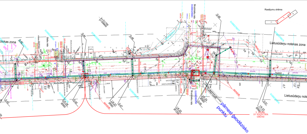 Pērnavas ielas lietus ūdens kanalizācijas kolektora izbūve līdz Lāčplēša ielai (Vagonu iela, Pērnavas iela, Matīsa iela, Satekles iela, Lāčplēša iela) - Street - visualization