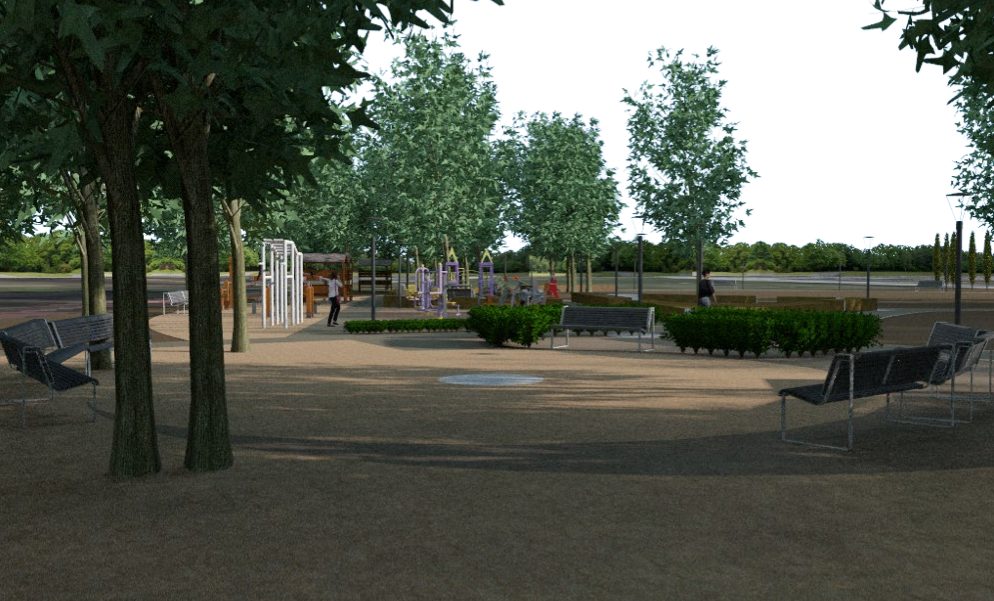 Piliuonos gatvės parkas (Piliuonos g.) - Park - visualization