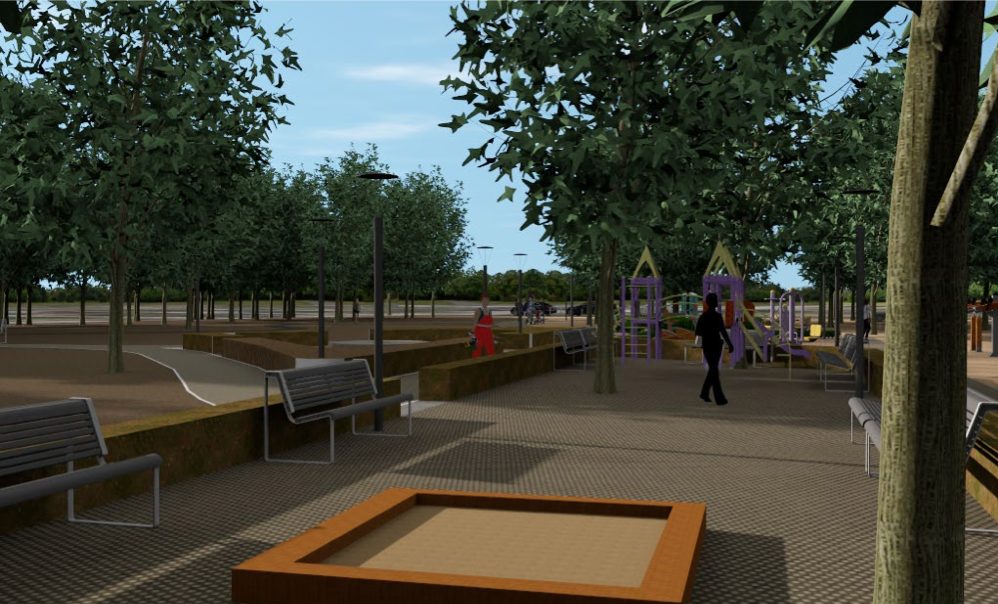 Piliuonos gatvės parkas (Piliuonos g.) - Park - visualization