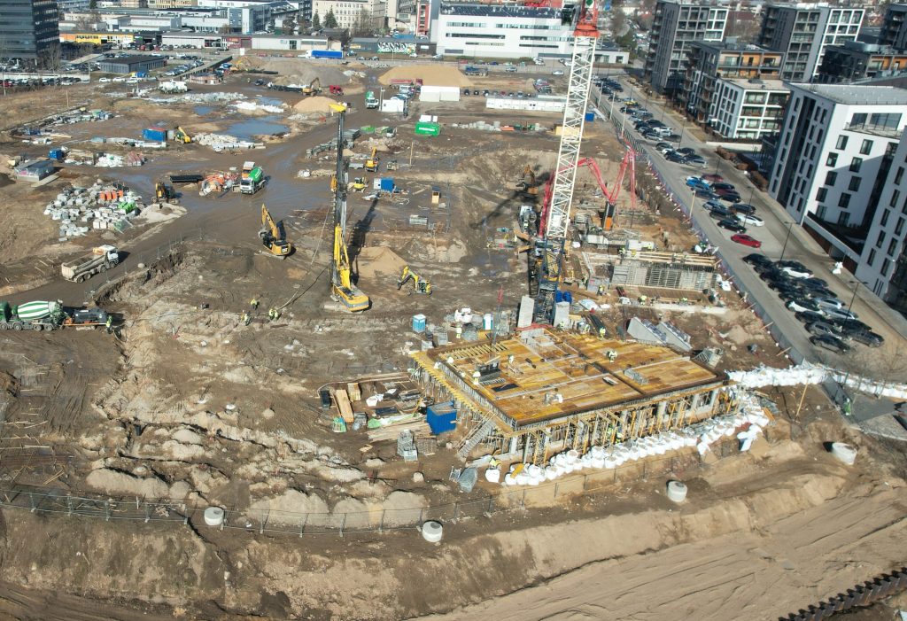 Piliamiestis (Spindulys) (Brastos g. 20) - Multi apartment - construction photos