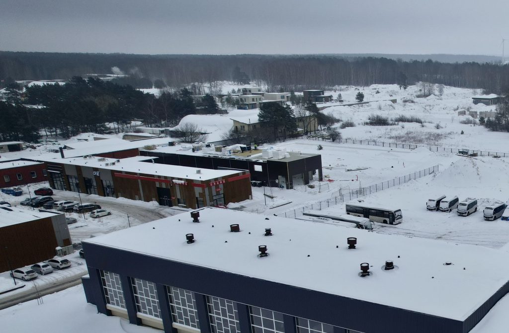 Prekybos centras ir sandėliai Medvalakio g. 16 (Medvalakio g. 16) - Warehouse / Distribution center - construction photos