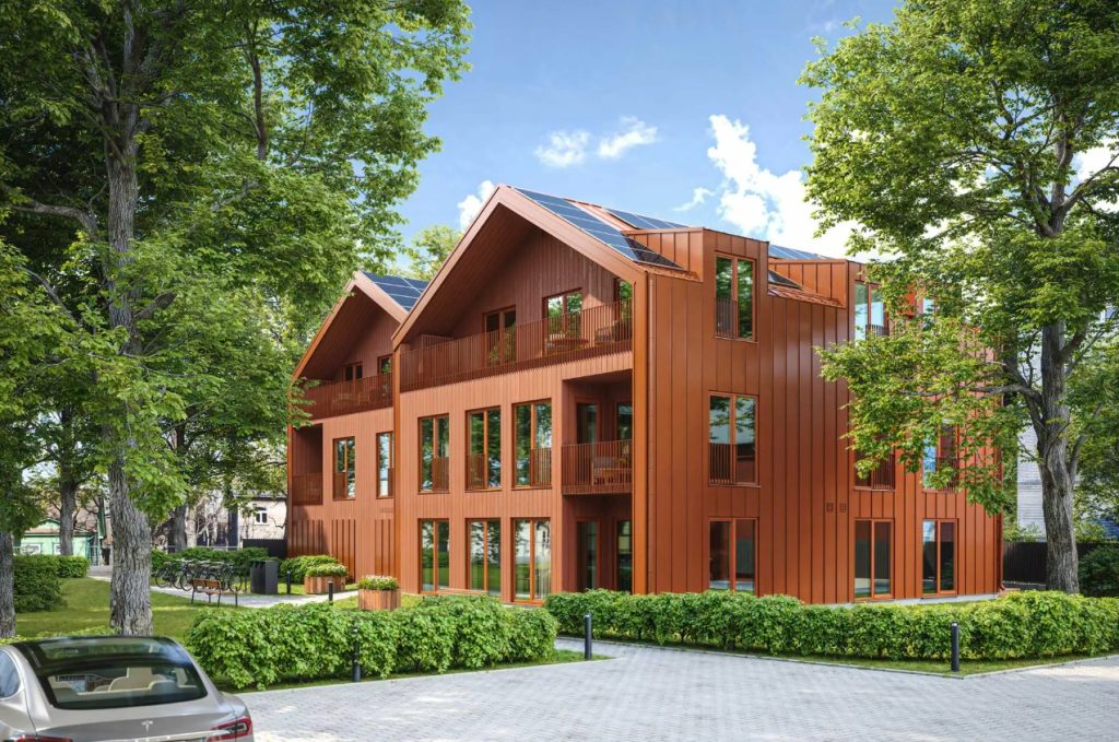 Von Wahli 81 (Staadioni 81) - Daudzdzīvokļu nams - vizualizācija