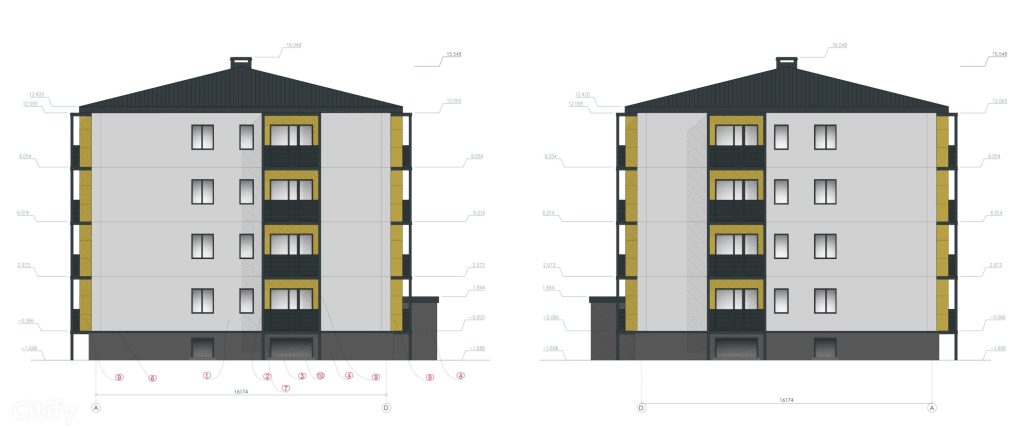 Ūbeļu nami - Ūbeļu iela 9 (Ūbeļu iela 9) - Multi apartment - visualization