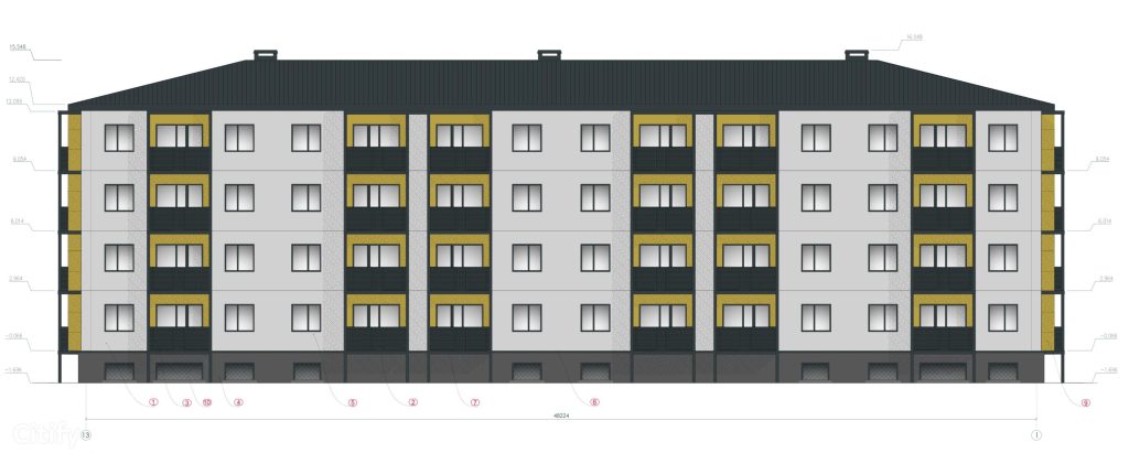 Ūbeļu nami - Ūbeļu iela 9 (Ūbeļu iela 9) - Multi apartment - visualization