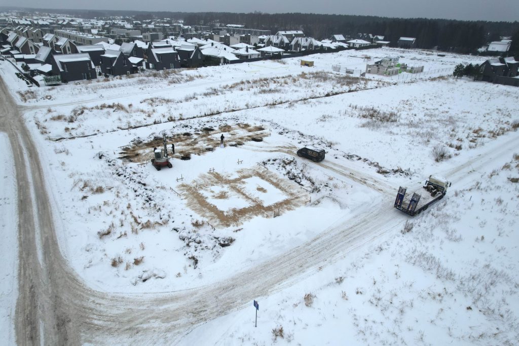 Vaivorykštės g. 71 (Vaivorykštės g. 71) - Private house community - construction photos