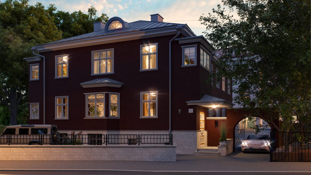 Luigetiigi majad (A. Weizenbergi 20, 20/1) - Daugiabutis - vizualizacija