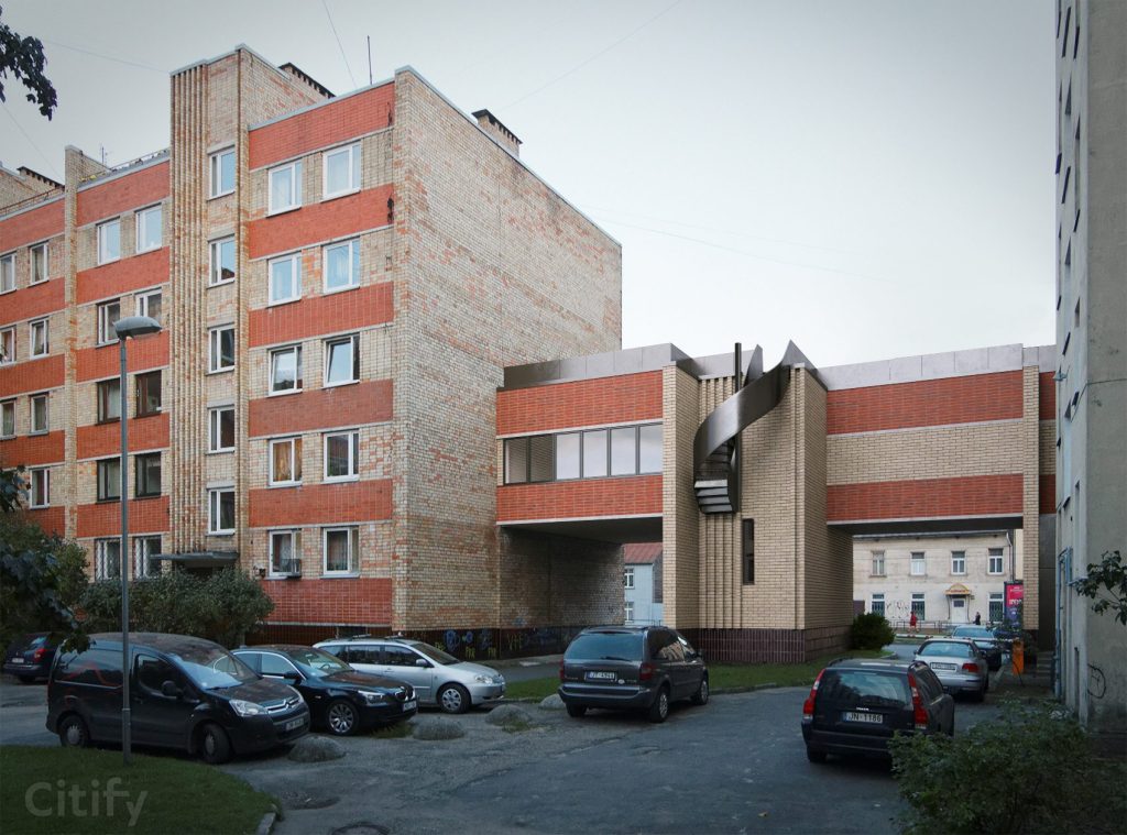 Aleksandra Čaka iela 135 (Aleksandra Čaka iela 135) - Office center, Parking facility - visualization