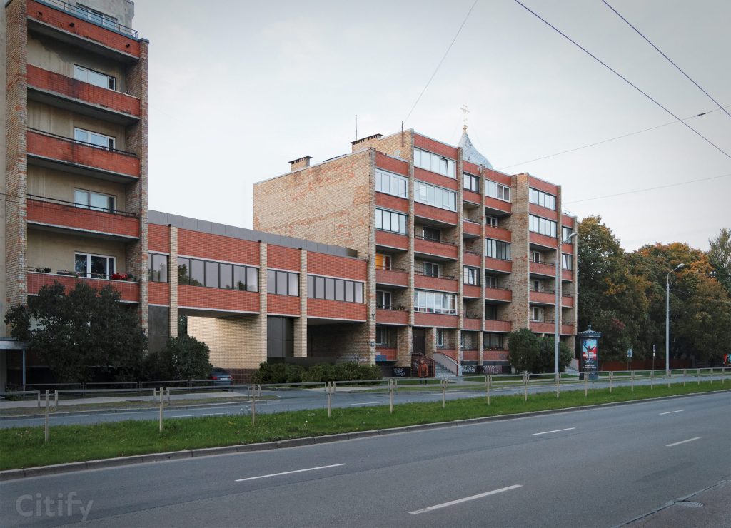 Aleksandra Čaka iela 135 (Aleksandra Čaka iela 135) - Office center, Parking facility - visualization