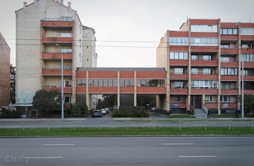 Aleksandra Čaka iela 135 (Aleksandra Čaka iela 135) - Office center, Parking facility - visualization