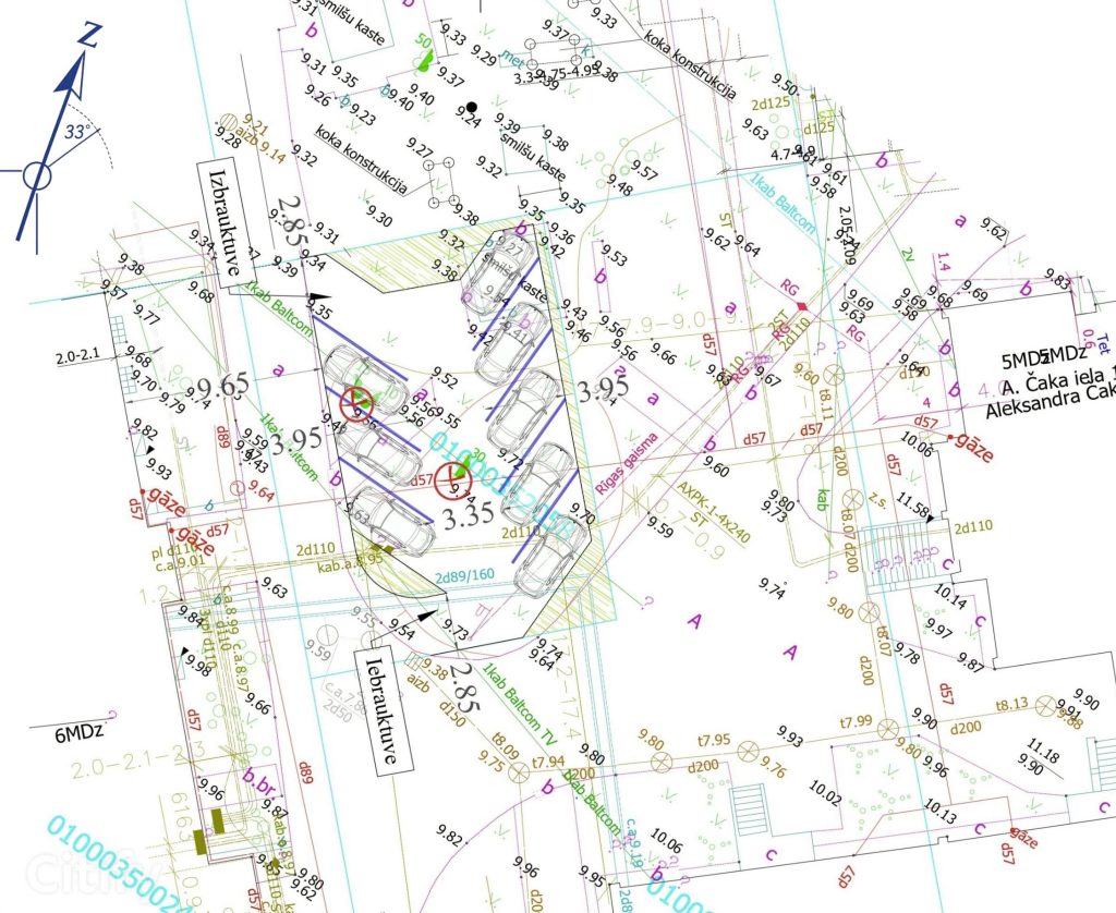 Aleksandra Čaka iela 135 (Aleksandra Čaka iela 135) - Office center, Parking facility - visualization