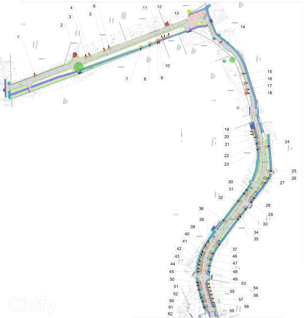 Braila ielas pārbūve (Braila iela) - Ceļš - vizualizācija