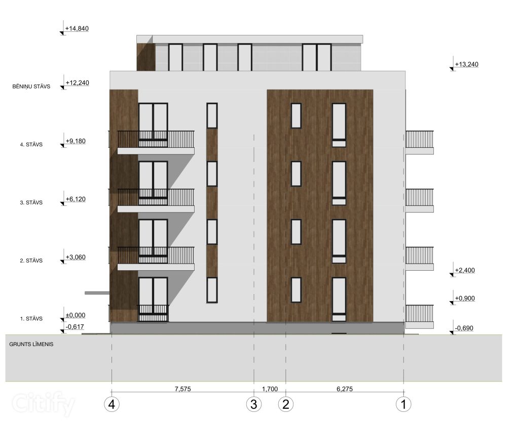 Celtnieku iela 8 - Daudzdzīvokļu ēka (Celtnieku iela 8) - Korterelamu - visuaalne