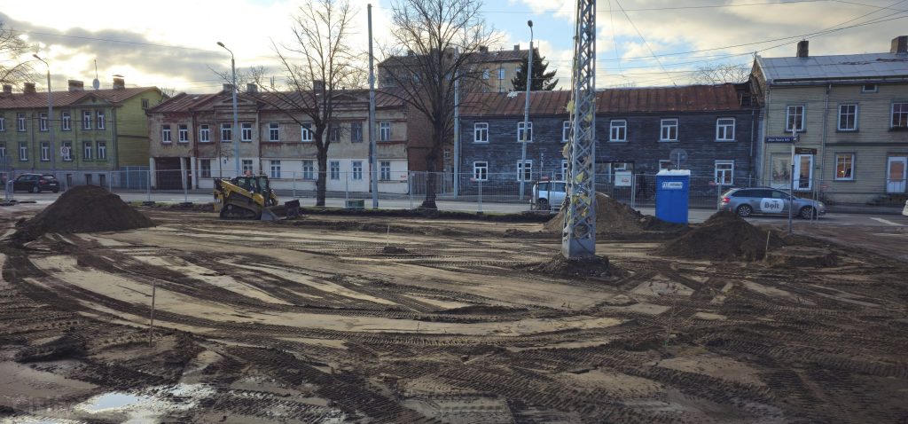 Grīziņkalna tirgus laukums (Jāņa Asara iela) - Väljak - ehituse fotod