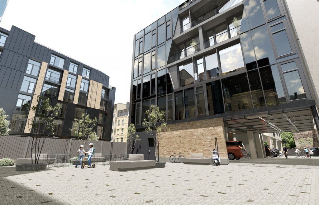 Ģertrūdes Avoti - Ģertrūdes iela 131 - Fasādes māja (Ģertrūdes iela 131) - Daugiabutis, Kita komercija - vizualizacija